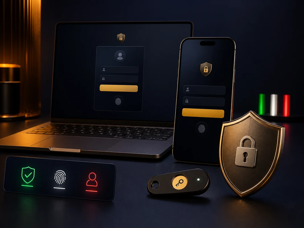 Secure casino app login on a mobile device